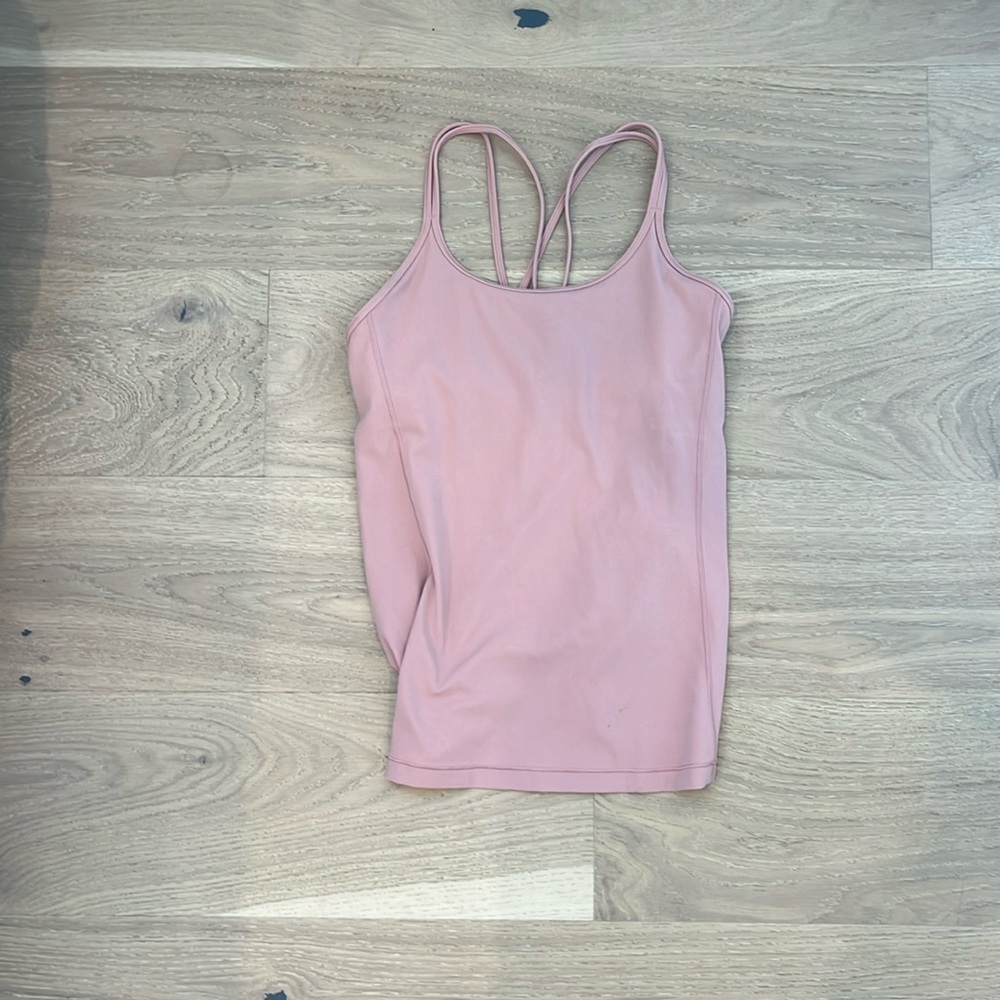 lululemon pink tank top women’s size 6